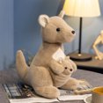 thumbnail image 4 of Kangaroo Stuffed Animal, Kangaroo Plush Stuffed Animal with Joey, Cute Kangaroo Plush Toy – Cuddly Safe, Gift for Boys Girls, Good for Birthdays Thanksgiving, Ideal Nursery/Home Décor, 4 of 8