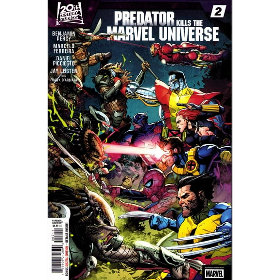 Predator Kills the Marvel Universe #2 VF ; Marvel Comic Book