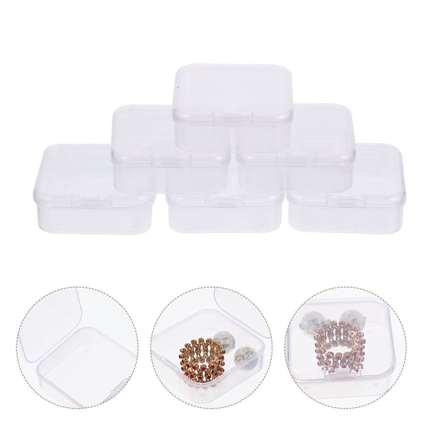 BESTYASH 30Ud Organizador De Plástico Transparente Para Joyas Y Accesorios Con Tapa Para Uso En Casa Y Viaje