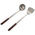 thumbnail image 1 of Wok Spatula and Ladle Tool Set, 17 Inches Spatula for Wok, Stainless Steel Wok Spatula, 1 of 8