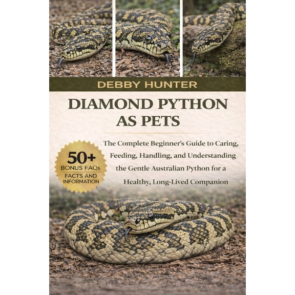 Diamond Python as Pets: The Complete Beginner's Guide to Caring, Feeding, Handling, and Understanding the Gentle Austral, (Paperback)