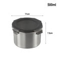thumbnail image 4 of LEFU Stainless Steel Vacuum Sealed Food Storage Container Set - Airtight Kitchen Canisters for Coffee, Sugar, Flour, Tea - Round Mouth Design, Easy Clean (500ml), 4 of 10