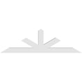 thumbnail image 4 of 96"W x 28"H x 6"D x 6"F, 7/12 Pitch, Saratoga Architectural Grade PVC Gable Bracket, 4 of 8