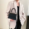 thumbnail image 5 of One-shoulder bag artificial leather crossbody bag suitable for ladies' daily travel and dating-black, 5 of 5
