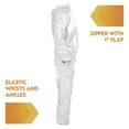 thumbnail image 4 of Ansell KCC 49103 A20 Zip Front, Elastic-Back, Wrists, and Ankles Breathable Particle Protection Coveralls - Large, White (24/Carton), 4 of 6