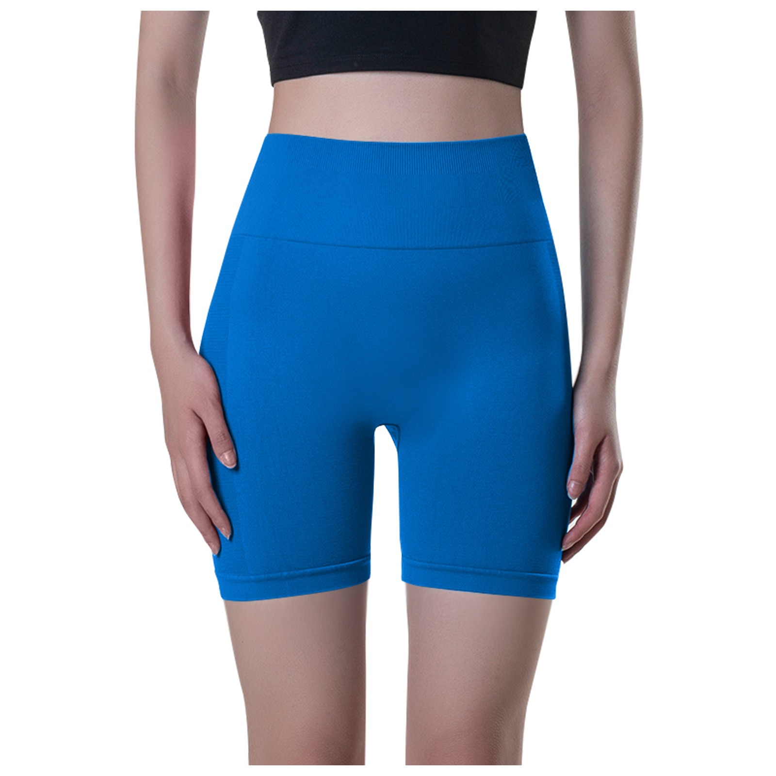 Feternal Women's Yoga Pants Booty Breathable Yoga Wear Solid Color