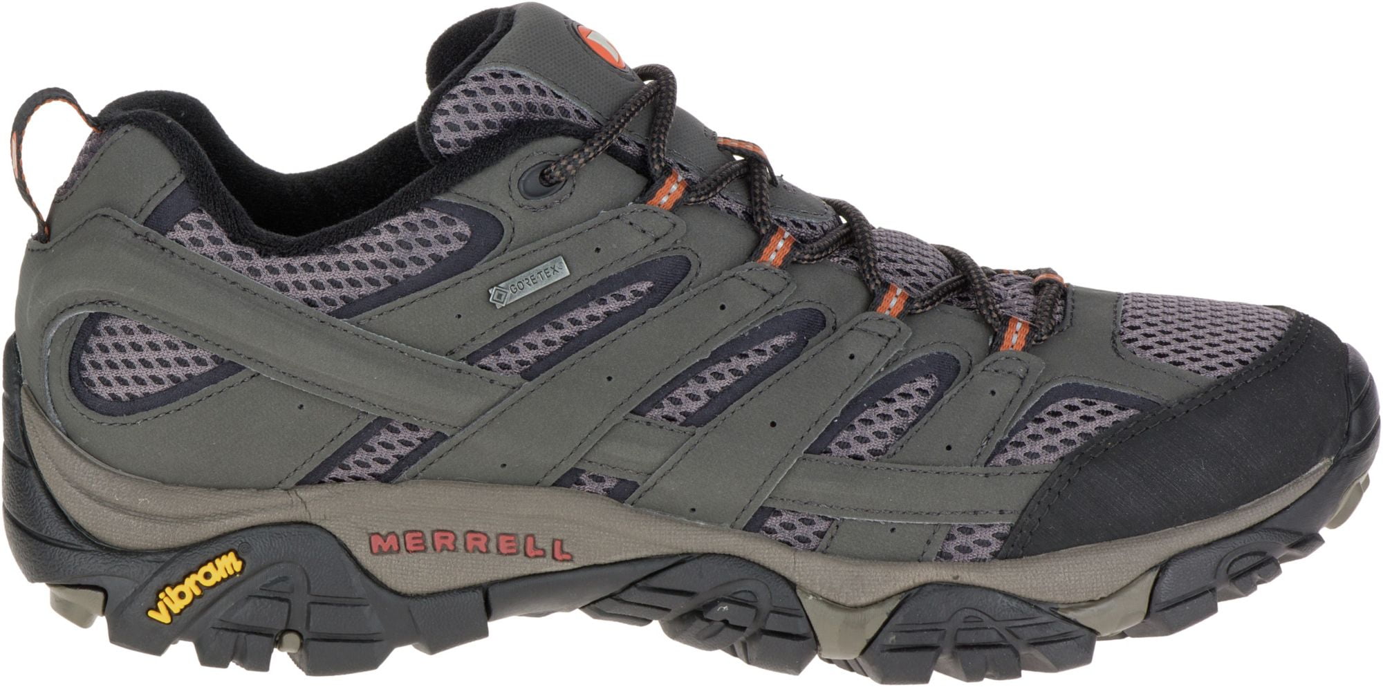 Merrell ladies hiking/outdoor low ankle shoes grey mix sise 5 Goretex Vibram 