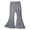 Grey, variant on Baby Girl Pants: Infant Solid Ribbed Flare Pants Cotton Pull On Bottoms Leggings for Toddler(Grey,6-7 Years)