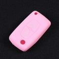 thumbnail image 6 of unbranded 2 Button Car Accessories Silicone Key Case Cover for 207 307 308 408 (Pink), 6 of 8