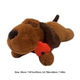 thumbnail image 3 of Ygjytge Lindo Perro Peluche Juguete Alivio La Ansiedad Juguete Peluche Regalos para (perro Marrón Oscuro), 3 of 7