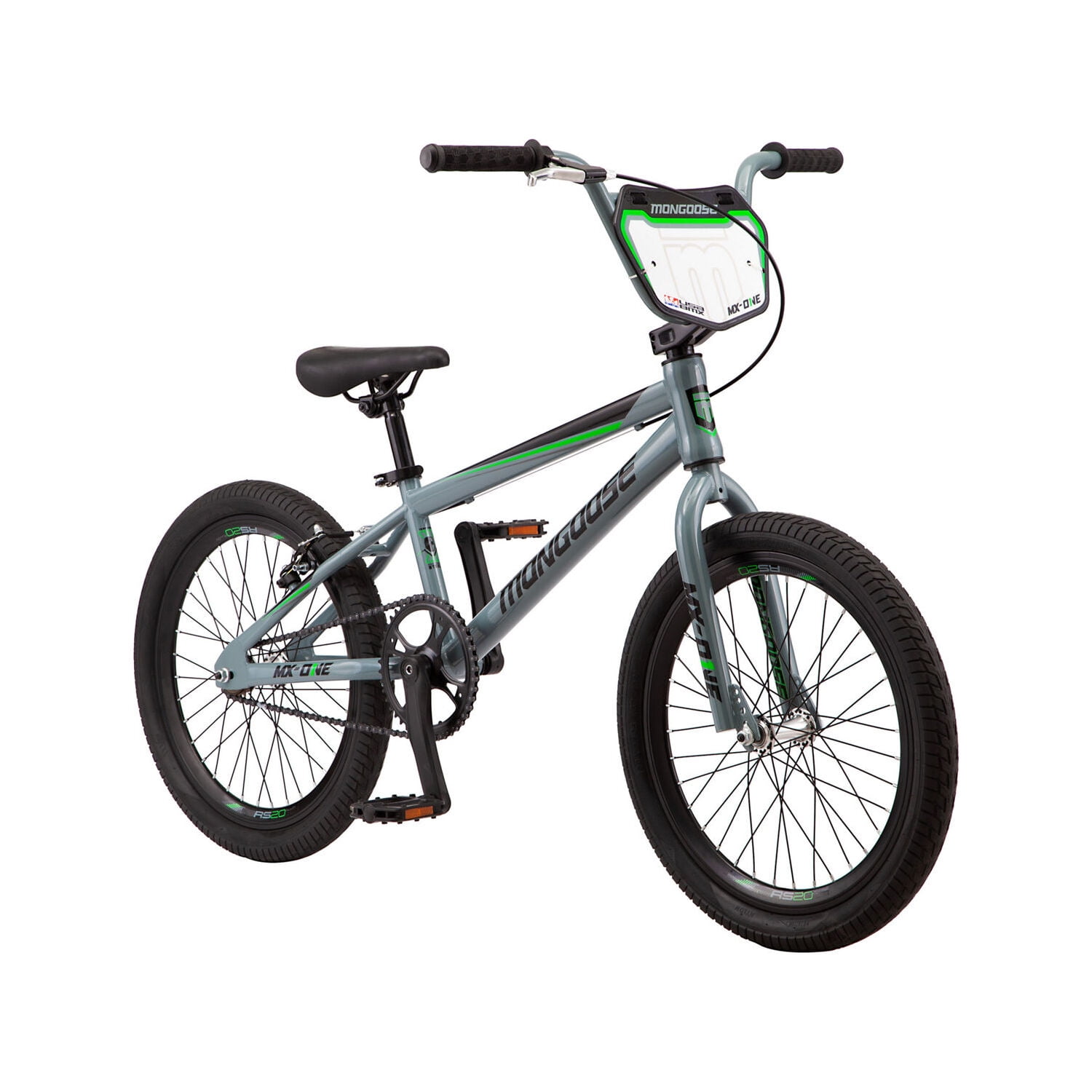 Mongoose 20 in. Freestyle Kids Trick BMX Bike Gray for Boys Walmart