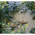 thumbnail image 2 of XYADX 2 Pack Wild Bird Feeder Tray, Heavy Duty Metal Mesh Platform Seed Feeder with Durable Chains for Outdoor Garden Use, 2 of 7