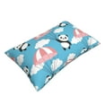 thumbnail image 3 of Daiia Panda Flying in the Sky Bedding Waterproof Pillow Protector Zippered Queen – Bed Bug Proof Pillow Encasement-16"x24", 3 of 9