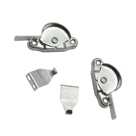 unbranded 12 Sets Window Stopper Knob Lock for Horizontal Sliding Child Silver