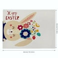 Easter Placemat Cute Rabbit Placemat Cartoon Rabbit Placemat Scalding