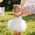 thumbnail image 2 of Younger Tree Tutu for Girl Toddler Cute Tulle Skirt with Bow Baby Dress for 6-12 Months, 2 of 8