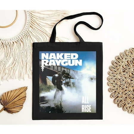 vintage Naked Raygun All Rise Men s Black Tote Bag S to -TH22873