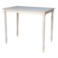 thumbnail image 1 of International Concepts Unfinished 42" Solid Dining Table with Turned Legs, 1 of 6