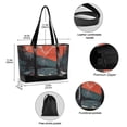 thumbnail image 2 of FORMRS Canvas Laptop Tote Bag for Women with 15.6" Computer Compartments Shoulder Handbag, Mountains at Dawn, 2 of 7