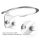 thumbnail image 3 of Riwesomey Soporte para secador de pelo, secador de pelo montado en la pared de aluminio, soporte de mano, estante, accesorios para baño y dormitorio, Herramientas y ferretería plata Riwesomey TO1045-01B, 3 of 6