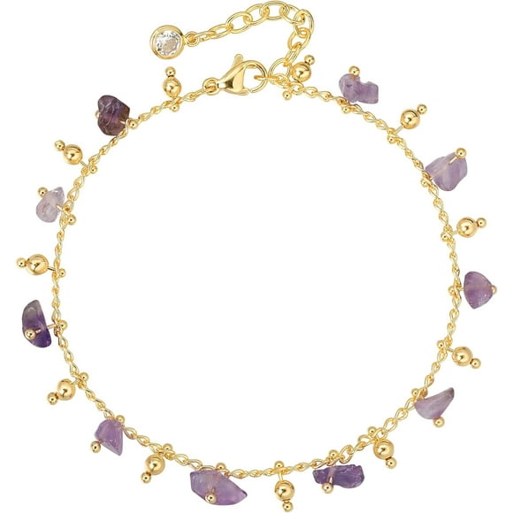 Gold Chain Bracelet For Women 14K Gold Plated Dainty Bracelets With Adjustable Chain Cute Bracelet Gold Trendy Jewelry[J3427]