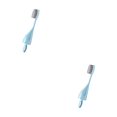 thumbnail image 1 of Minnieouse Cepillo de 3 en 1, portátil, lavable, desmontable, sellado, colorido, cepillo de suave, herramientas de limpieza de cabeza de cepillo azul 2piezas, 1 of 6