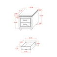 thumbnail image 5 of Global Furniture USA Collete Nightstand, 1 Piece, 5 of 5