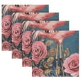 thumbnail image 5 of Qxltty Raggedy Pink Flamingos Napkins 20×20in Perfect for Parties Dinners Weddings Cocktail Housewarming Cloth Napkins Set of 1, 5 of 8