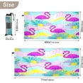 thumbnail image 4 of Dreamtimes Beach Towels Flamingo Camping Towels Fashion Tropical Leaf Sand Free Beach Towel, 30"x60" Large Beach Towels Quick Dry Bath Travel Towels Pool Yoga Beach Mat for Men Women, 4 of 7