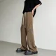 thumbnail image 2 of Pantalones para hombre, color sólido, para trabajo, oficina, holgados, trajes para hombre, pantalones de alta calidad, nuevos en licra, ropa de estilo coreano, vestido formal, 2 of 5