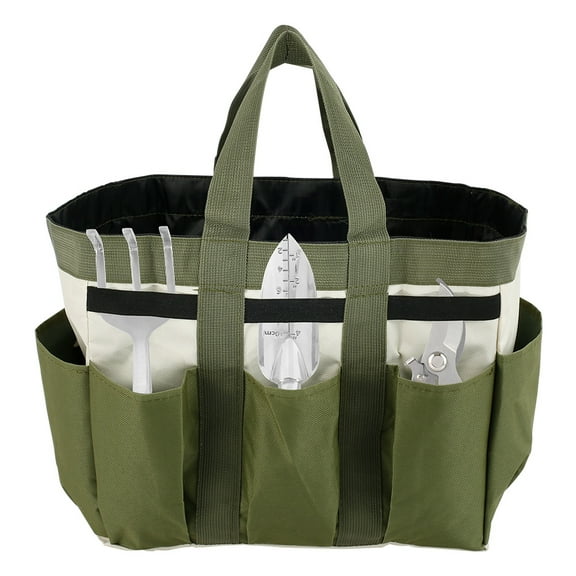 600D Oxford cloth Garden Tool Tote Bag ,Gardening Tote Bag,Gardening Pouch Storage Organiser DIY Kit With 8 Pockets,Garden Tool Holder Tote Bag Organizer