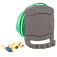 thumbnail image 3 of vidaXL Wall Mounted Hose Reel with Hose Plastic Brown, 3 of 3