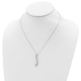 thumbnail image 3 of FJC Finejewelers Sterling Silver Cubic Zirconia Journey Necklace, 3 of 4