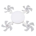 thumbnail image 1 of Luz De Ventilador De Techo, 10-100% De Brillo, Temperatura De 3 Colores, Control Remoto, Lámpara De Ventilador Pequeña Para Enchufe E26 E27 Para Cocina Y Dormitorio, 1 of 7