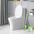 thumbnail image 2 of Toilet Cleaning Brush with Spray Function Detachable Suction Cup Base Durable Ventilated Design Fish Tail Head for Deep Cleaning, 2 of 6