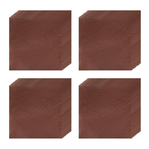100pcs Foil Candy Wrappers, 6 x 6 Inch Chocolate Bar Wrappers, Aluminum Foil Paper (Coffee, Orange Peel)