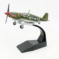 thumbnail image 3 of 1/72 Scale US P51 Mustang Fighter Plane Model Metal Fighter Military Static Display Model Toys, 3 of 3