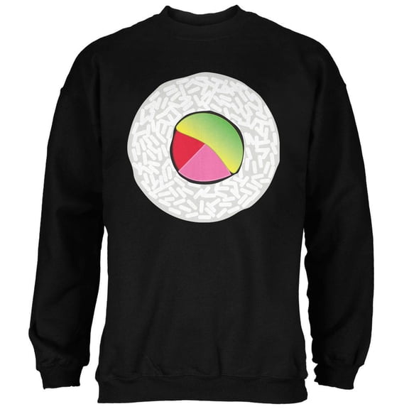 Halloween Sushi Costume 2 Black Adult Sweatshirt - Medium
