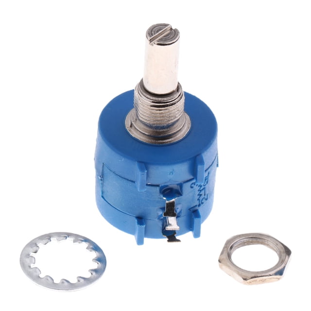 1 Pieza 3590S-2 Rotary 10 Turns Multiturn Potenciómetro Resistor Ajustable 10K Sunnimix Potenciómetro multivuelta