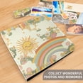 thumbnail image 4 of FORMRS 3 Ring Photo Album 4"x6" Self Adhesive Large Capacity PU Leather Cover, Beige Clouds, 4 of 8