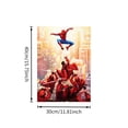 thumbnail image 3 of 5D DIY Superhero Diamond Painting Kit with Full Drill Crystal Rhinestones for Beginners Wall Art Decor 12x16 Inch, 3 of 7