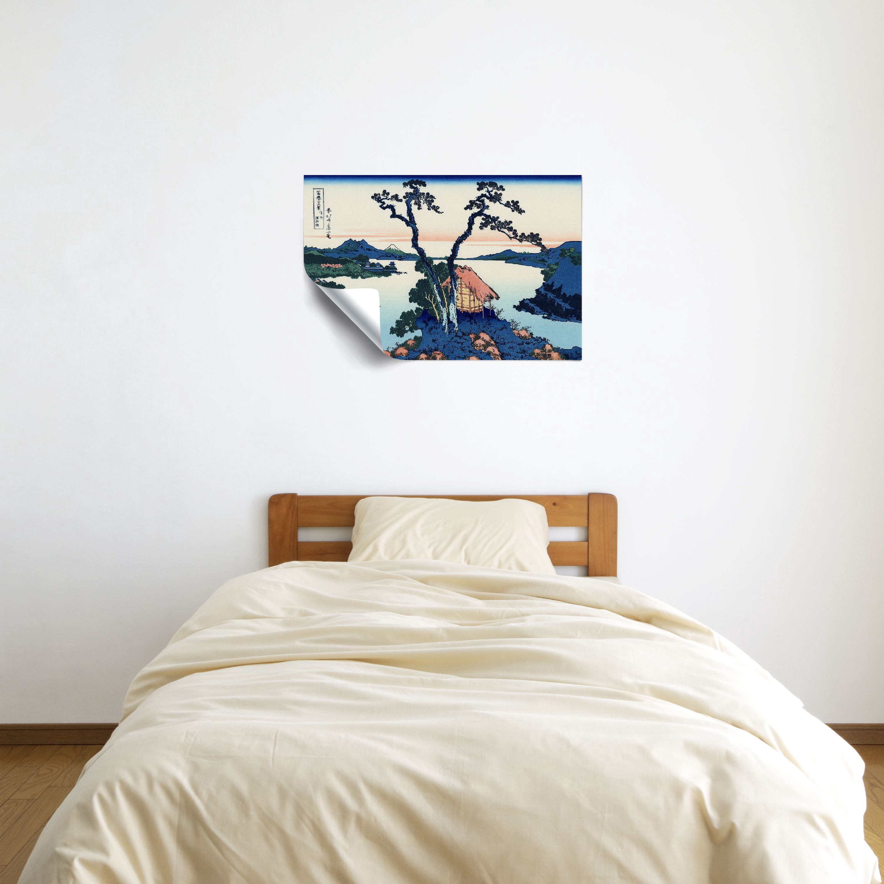 ArtWall Katsushika Hokusai Lake Suwa in the Shinano Province Wall Art