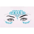 thumbnail image 1 of Rhinestone face Sticker, Carnival Drill Sticker, Masquerade face Decoration, 1 of 1