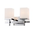 thumbnail image 1 of Maxim 2152SWPC Tetra 2-Light Bath Vanity Wall Light, Polished Chrome, 1 of 1