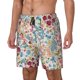 thumbnail image 1 of Balery Trendy Floral Design Bañador para hombre, shorts de playa de secado rápido con entrepierna y forro de compresión-Medium, 1 of 6