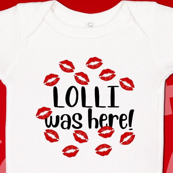 Baby Bodysuit BELLA CANVAS Lolli Was Here Baby Bodysuit Or Kids Shirt, Lolli Shirt, Lolli Gifts, Lolli Grandma Gift Idea, Lolli Newborn Baby Clothes