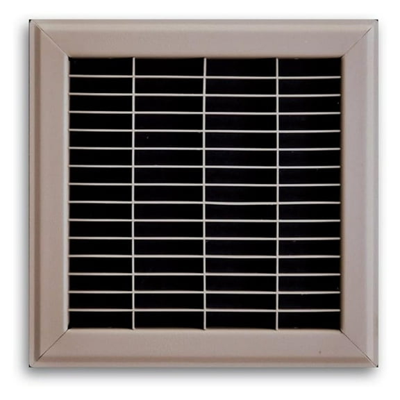 14x14 Floor Register - Heavy Duty Return Air Grille, Brown Powder Coated, 14 Inch x 14 Inch, Durable HVAC Vent Cover for Home Floor Use