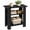 Black, variant on ZEXVIDA Narrow Side Table, 3 Tier Rustic End Table for Living Room, Small Wood Nightstand with Storage Shelves, Slim Bedside Table for Bedroom, Couch, Small Spaces, 22.8" High,Farmhouse Style
