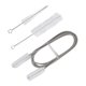thumbnail image 2 of Juego de Limpieza Trompeta y Trompa 3 Uds., Cepillo Nailon Acero Inoxidable, para Instrumentos Musicales, 2 of 5