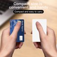 thumbnail image 4 of Graflsoa Slim Card-Style Pet Tracker with Built-in Battery for iOS Devices, White iCard01 - Long-Range Bluetooth Tracking, 75dB Alarm, 2-Year Battery Life, 4 of 6